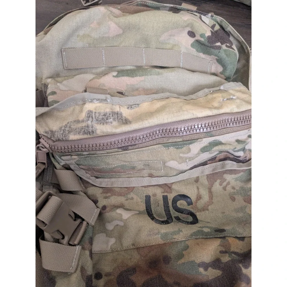 US Army OCP Multicam MOLLE Assault Pack w/ ID Window Straps Military Surplus